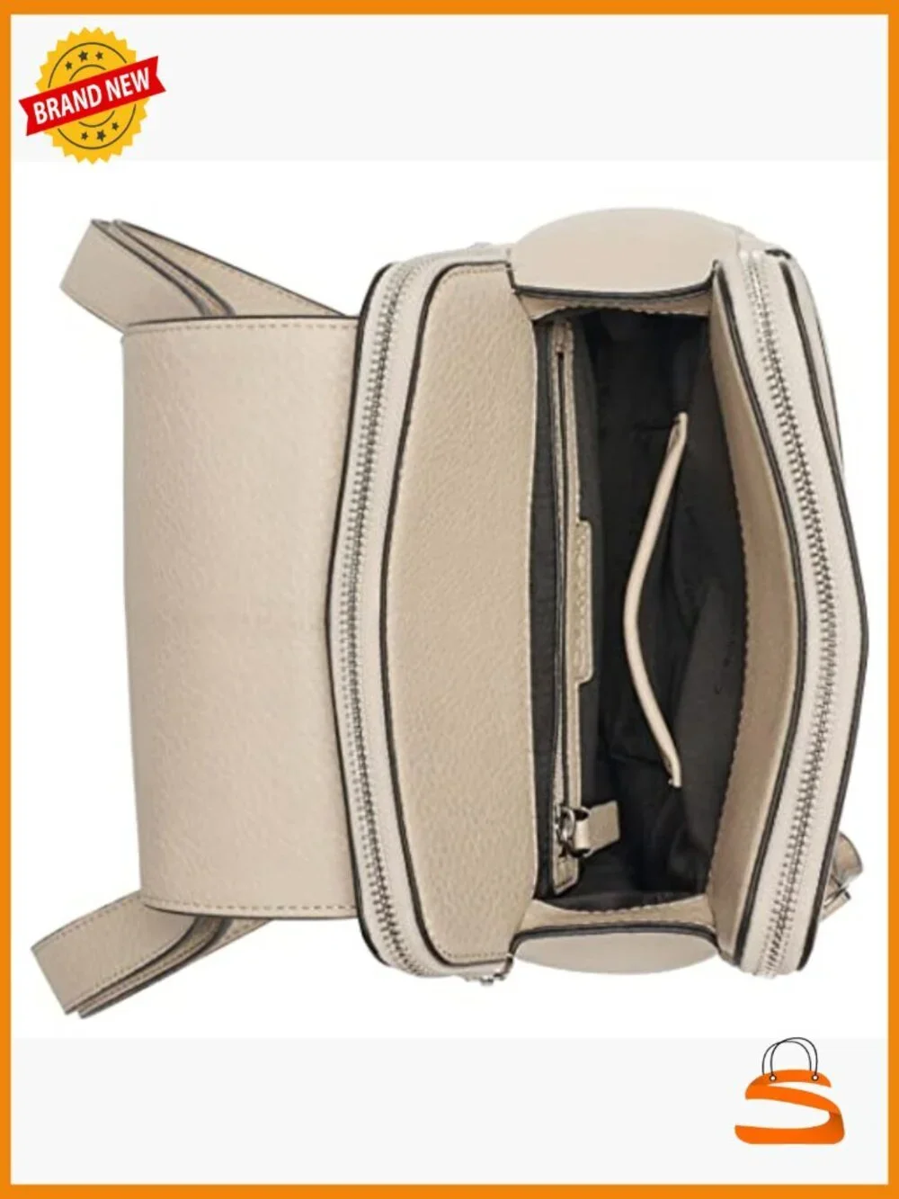 Novelty Flap Backpack with Magnetic Closure and Pockets
